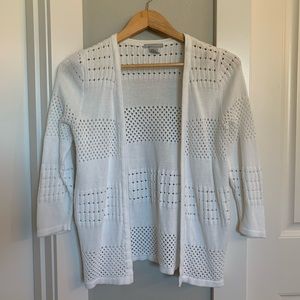 Crochet style 3/4 sleeve cardigan